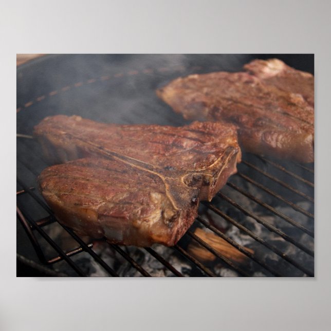 Poster av Porterhouse Steak (Framsidan)