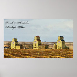 Poster av Prairie Sentinels Mossleigh Alberta