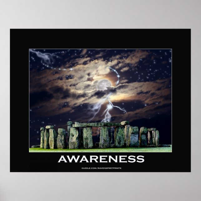 POSTER av reklamkonst från STONE HENGE Awareness M (Framsidan)