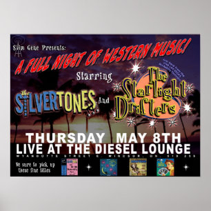 Poster av reproduktionskonsert