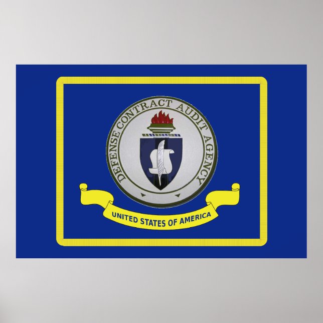 Poster av revisionsbyrån för försvarsavtal (Framsidan)