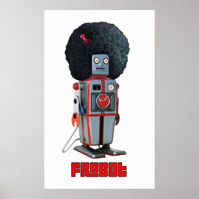 Poster av robot (Framsidan)