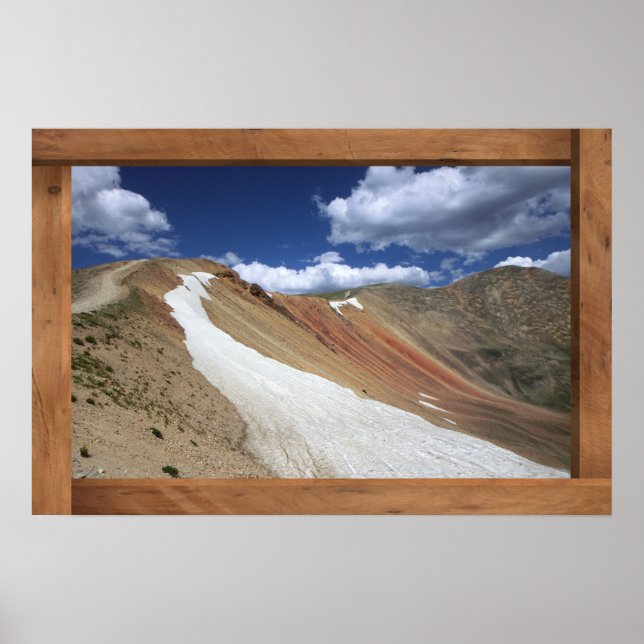 Poster av röda konjolar i sofistikerad sluttning (Framsidan)