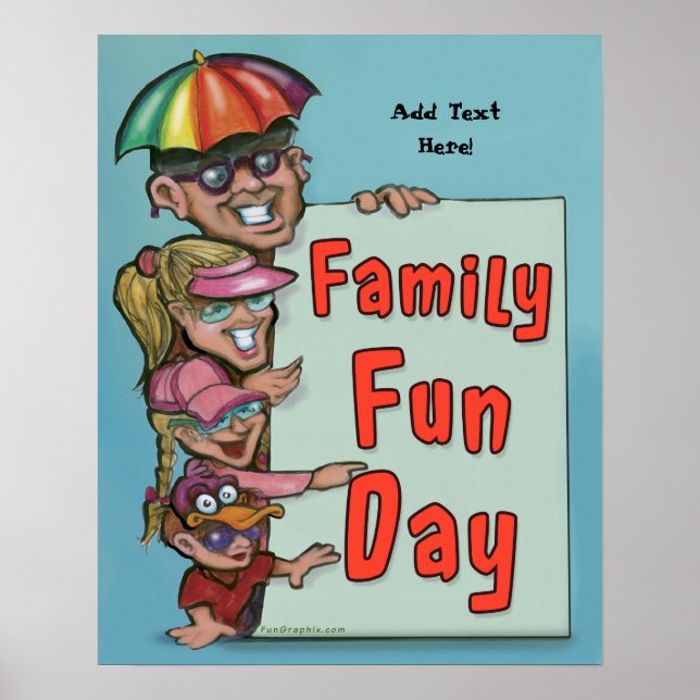 Poster av Roligt i familjen (Framsidan)