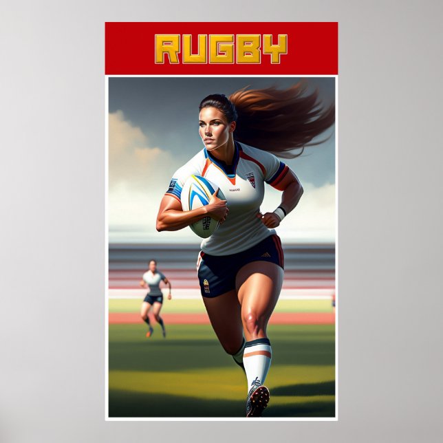 Poster av Rugby Art (Framsidan)