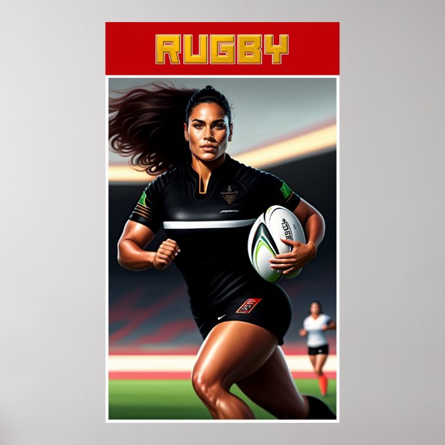 Poster av Rugby Art (Framsidan)