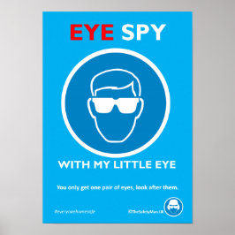 Poster av säkerhetsglas för Öga Spy Safety Glass