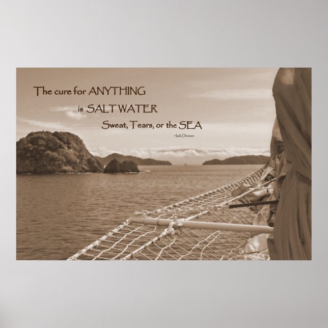 Poster av Salt Vatten Cure (Framsidan)