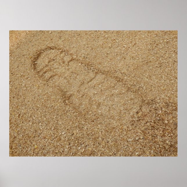 Poster av Sawdust Boot Print (Framsidan)