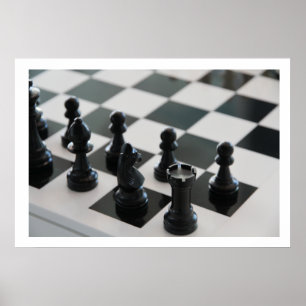 Poster av schackbräde