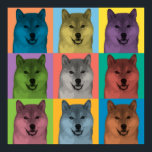 Poster av Shiba Inu Pop-Art<br><div class="desc">Poster av Shiba Inu Pop-Art</div>