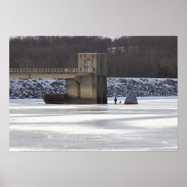 Poster av Sjö Galena, fryst (Framsidan)