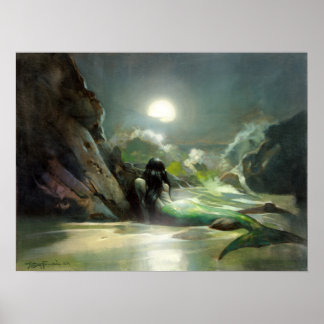 Poster av sjöjungfru Sea Reverie