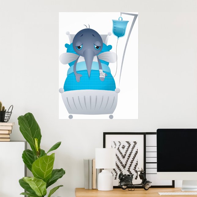 Poster av sjuksköterska på sjukhus (Skapare uppladdad)