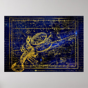 poster av skorpiokonstellation