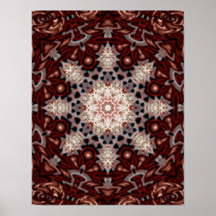 Poster av smuts-smuts från ekologiskt odlade svamp