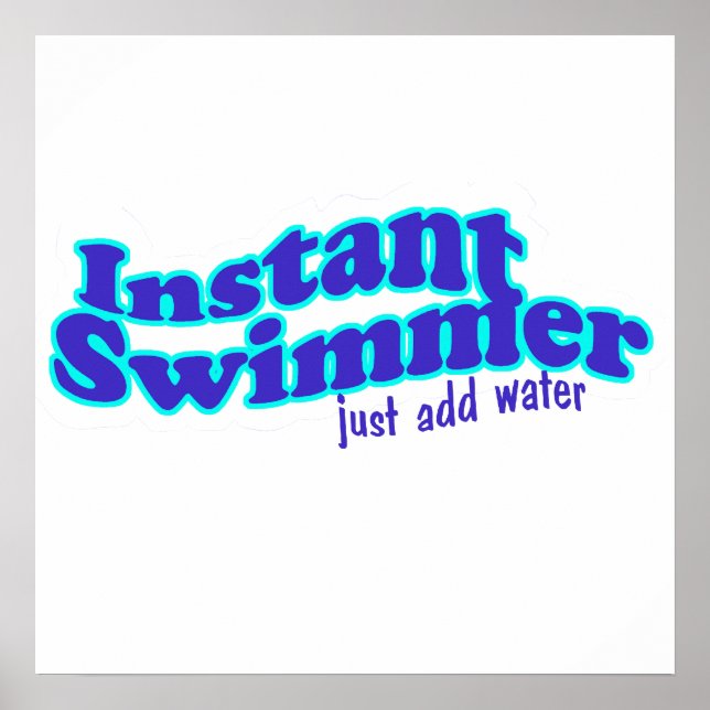 Poster av snabbswimmer (Framsidan)