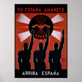 Poster av spanska civila Krig-propaganda - Arrest