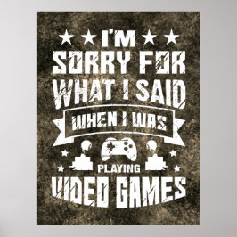 Poster av spärra/ videospelsmur