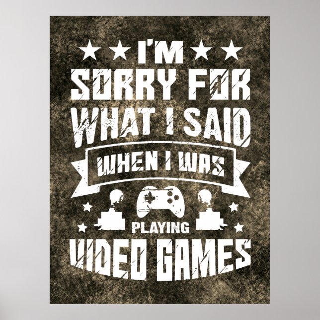 Poster av spärra/ videospelsmur (Framsidan)