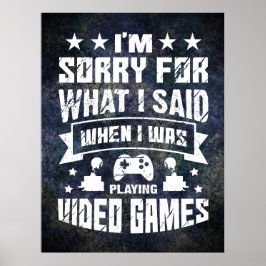 Poster av spärra/ videospelsmur