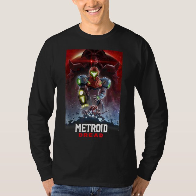 Poster av spel för galleriska storheter i metroid  t shirt (Framsida)