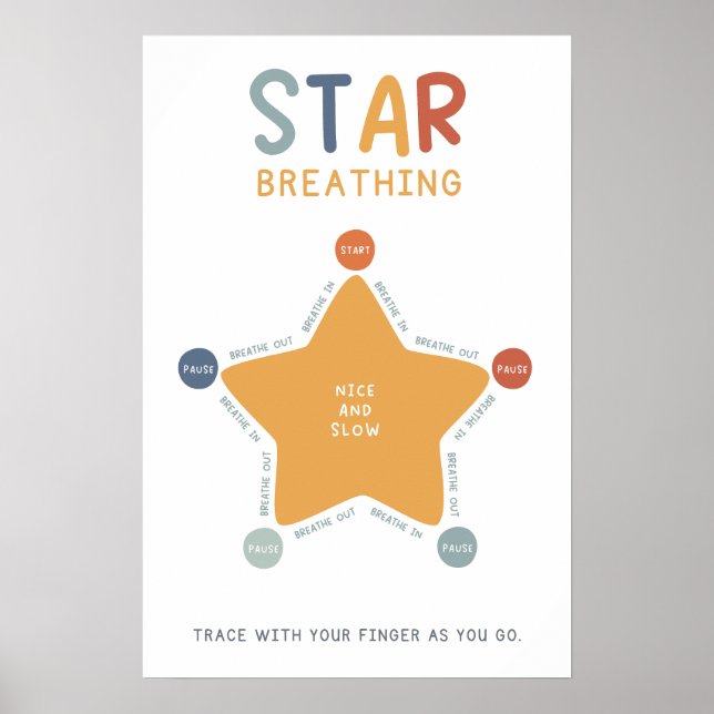Poster av Star Breathing Technique Classroom (Framsidan)