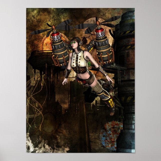 poster av steampunk (Framsidan)
