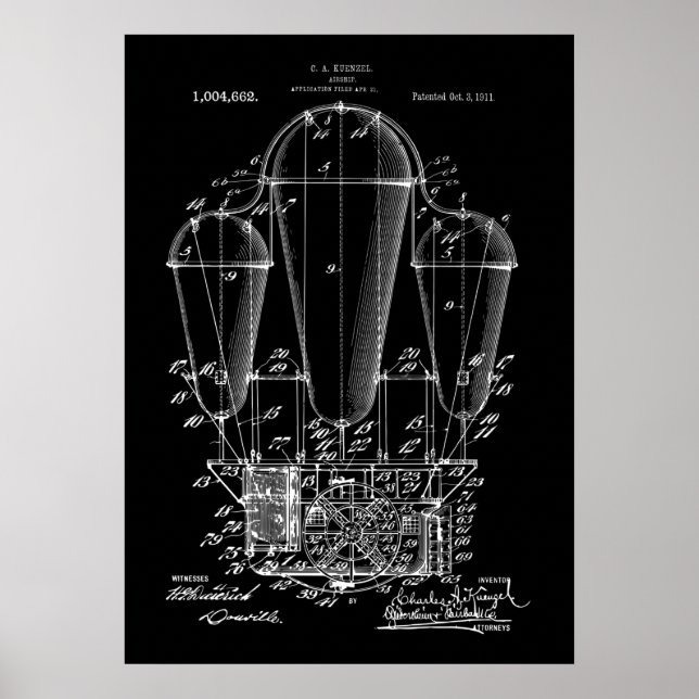 Poster av Steampunk Patent (Framsidan)