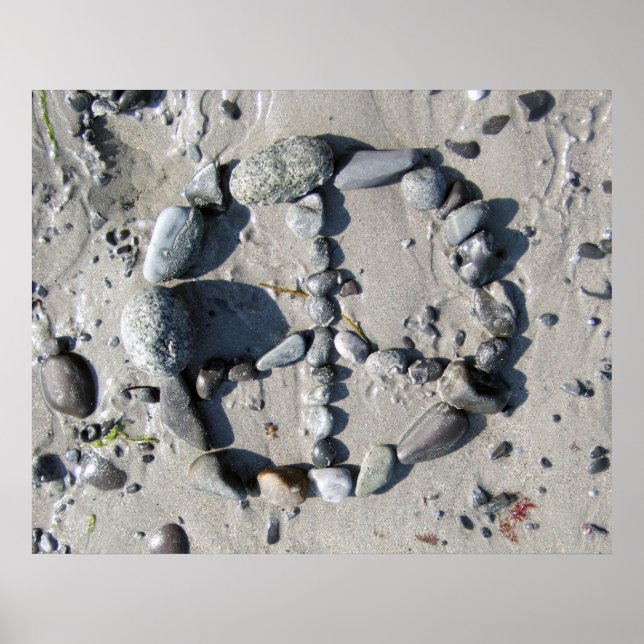 Poster av stenad fred (Framsidan)