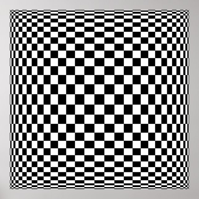 Poster av stor Quark Op Art (Framsidan)