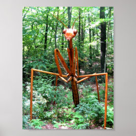 Poster av stora Praying Mantis