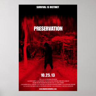 poster av storlek konserveringsfilm för fullt