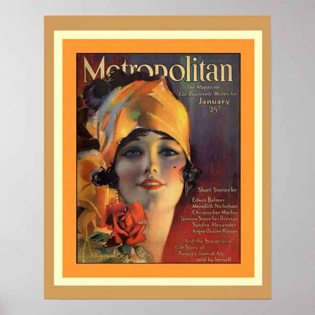 Poster av storstadt magasin 1920s (Framsidan)