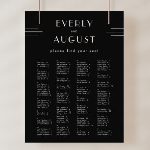Poster av svart konsthandtag i Bröllop