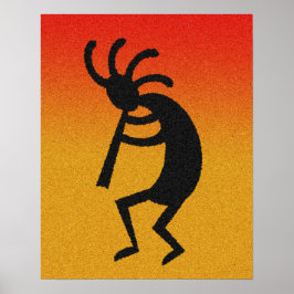 Poster av sydvästra Kokopelli Desert Sol Wall Art