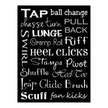 Poster av Tap Dance Tunnelbanan Art