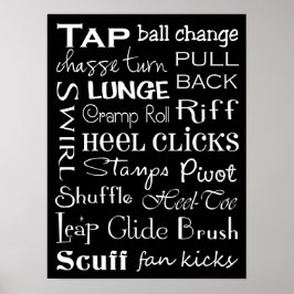 Poster av Tap Dance Tunnelbanan Art