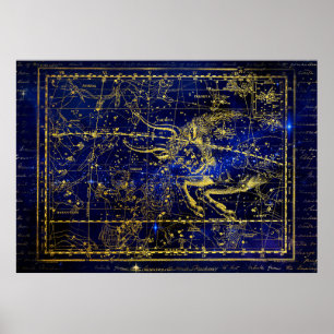 poster av taurus-konstellation