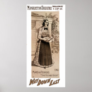 Poster av teaterreklam