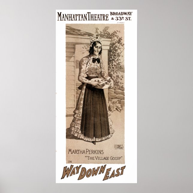 Poster av teaterreklam (Framsidan)