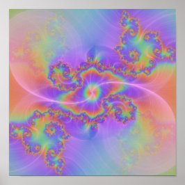 Poster av teckningsutskrift med Barred Spiral (12