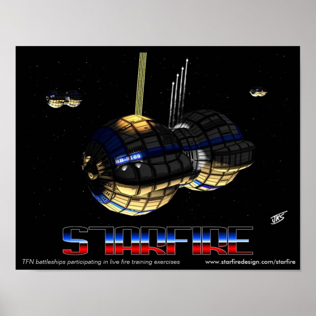 Poster av TFN Battleships-utbildning (Framsidan)