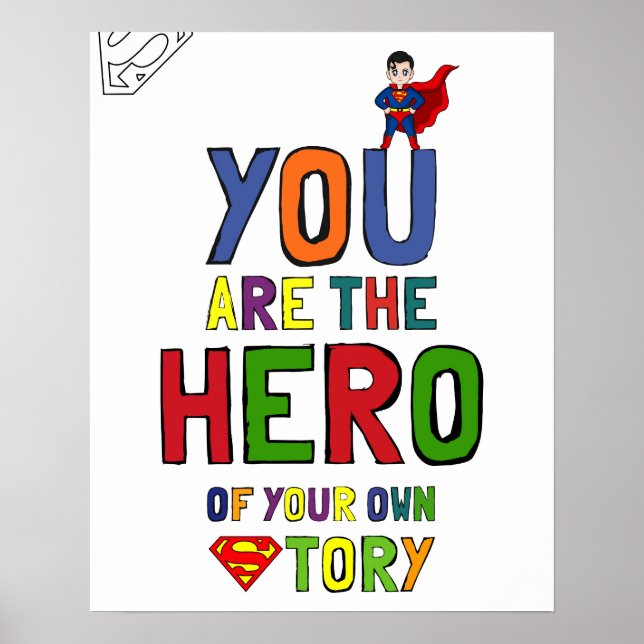 Poster av tillväxtsinnet - inspirerande väggkonsde (Framsidan)