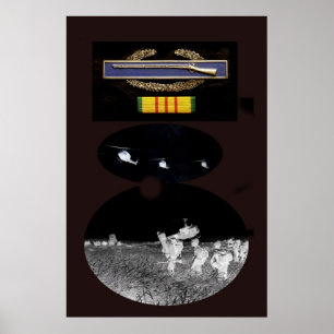 POSTER av tjänsten CIB och Vietnam