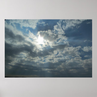 Poster av trappväg till himlen