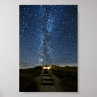 Poster av trappväg till himlen