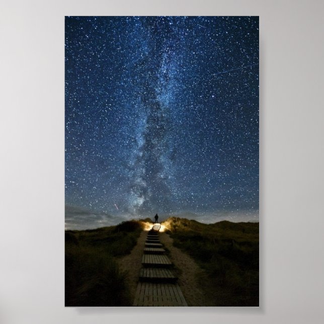 Poster av trappväg till himlen (Framsidan)