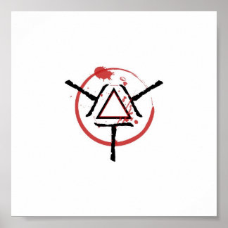 Poster av tre hot i teamet