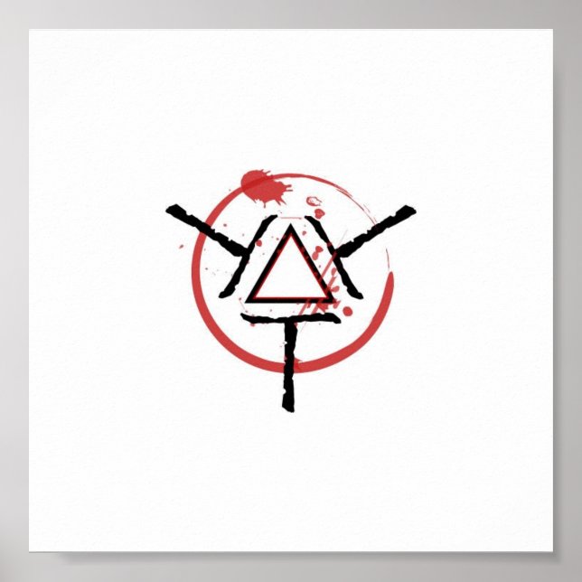 Poster av tre hot i teamet (Framsidan)